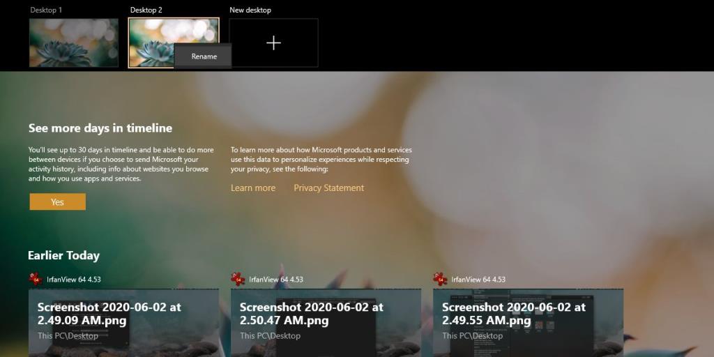 Como renomear desktops virtuais no Windows 10