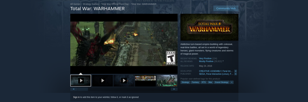 Como jogar Total War: WARHAMMER no Linux