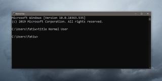 Cara mengatur judul untuk jendela Command Prompt di Windows 10