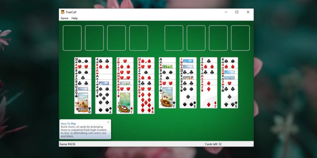 Как загрузить оригинальный Microsoft FreeCell на Windows 10