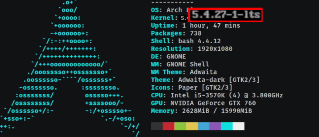 ArchLinuxでLTSカーネルに切り替える方法