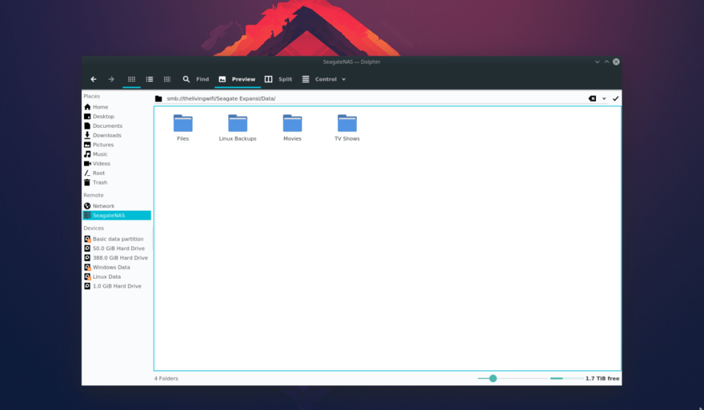 วิธีเชื่อมต่อกับเซิร์ฟเวอร์บน Linux ด้วยตัวจัดการไฟล์ KDE