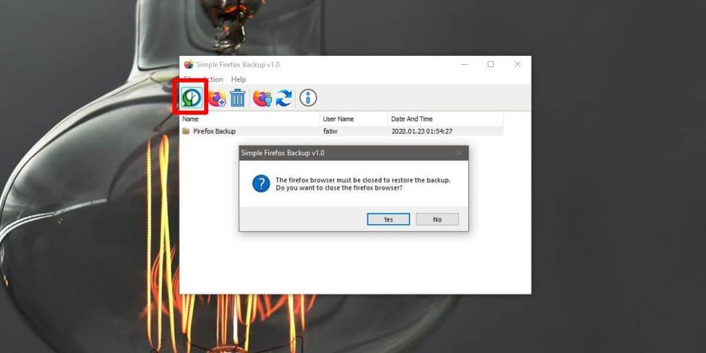 Como fazer backup e restaurar um perfil do Firefox no Windows 10