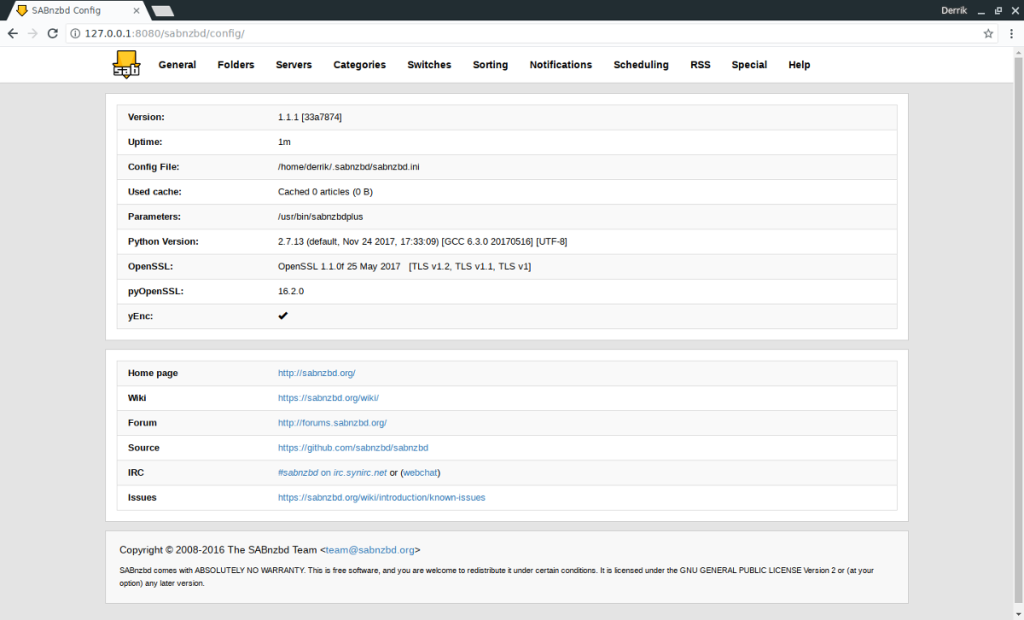 Cara Menginstal SABnzbd Di Linux