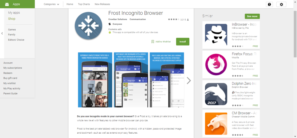 10 migliori app browser anonime per Android per rimanere in incognito