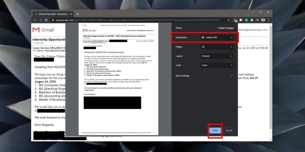 Cara mengonversi email ke PDF di Windows 10