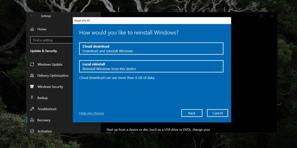 Cara menggunakan Windows 10 Cloud Recovery untuk mereset PC