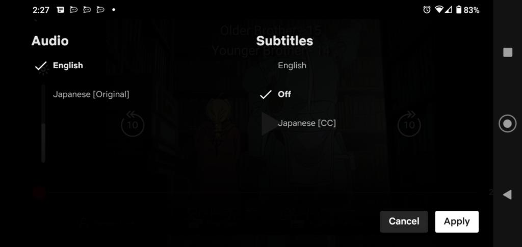 Cara menghapus subtitle di Netflix