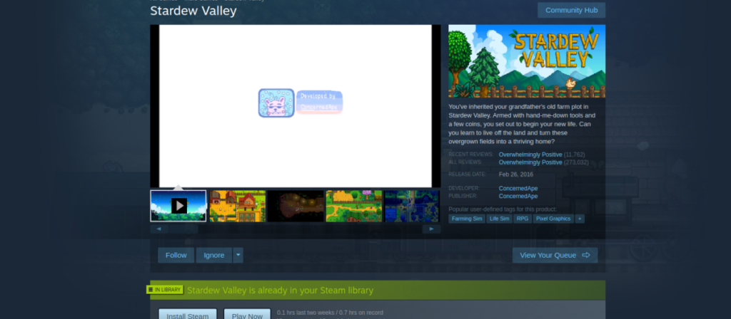 วิธีเล่น Stardew Valley บน Linux