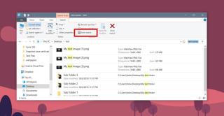 Cara menyimpan pencarian di File Explorer di Windows 10