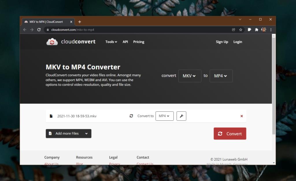 Bagaimana mengkonversi OBS: MKV ke file MP4