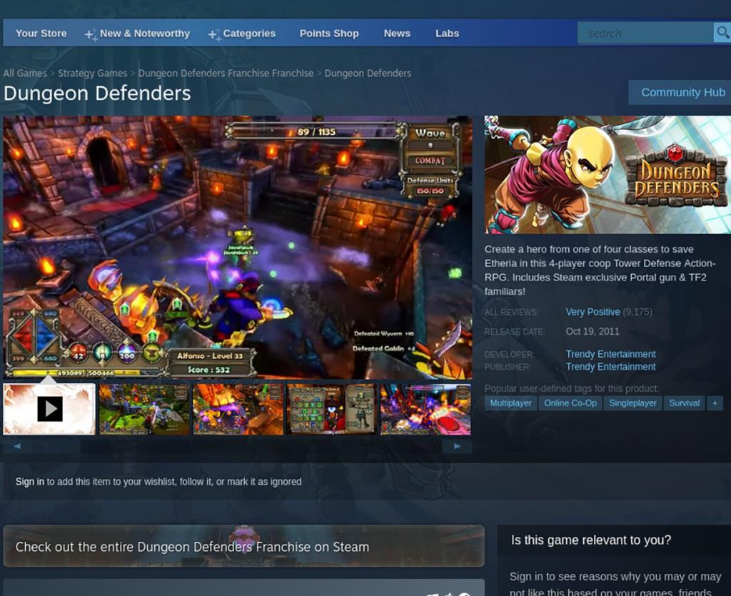 วิธีเล่น Dungeon Defenders บน Linux