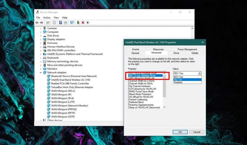 Cara mengaktifkan mode 802.11n di Windows 10