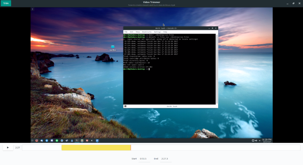 Cara mudah klip file video di Linux dengan Video Trimmer