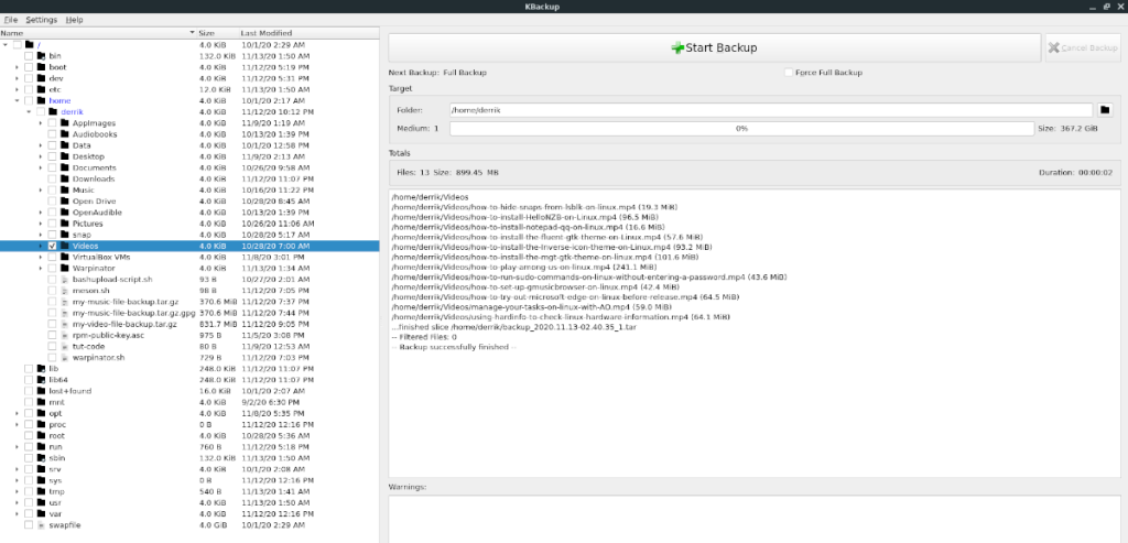 Como fazer backup de seus vídeos no Linux