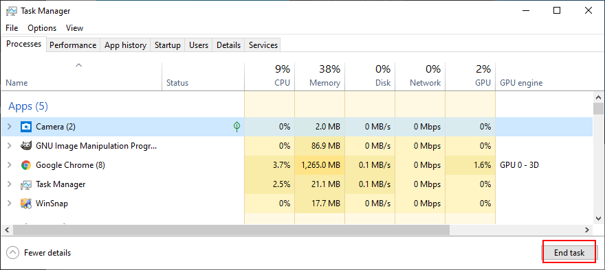 วิธีแก้ไขข้อผิดพลาด 0xa00f4244 NoCamerasAreAttached บน Windows 10