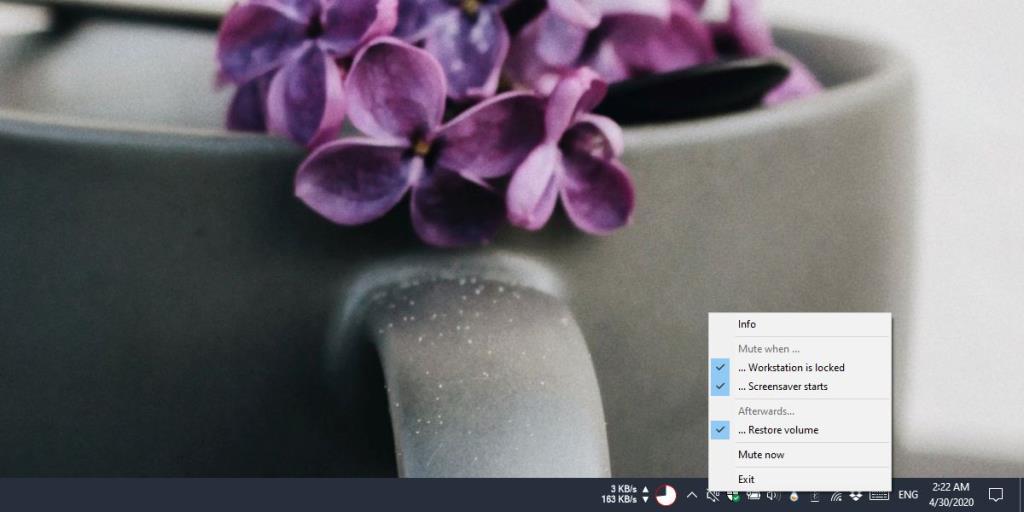 วิธีปิดเสียงโดยอัตโนมัติเมื่อล็อกระบบใน Windows 10