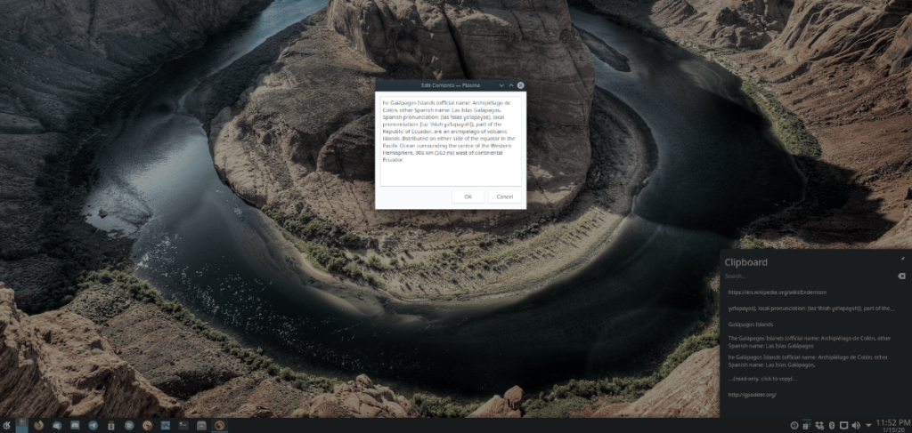 วิธีใช้ตัวจัดการคลิปบอร์ดของ KDE Plasma 5