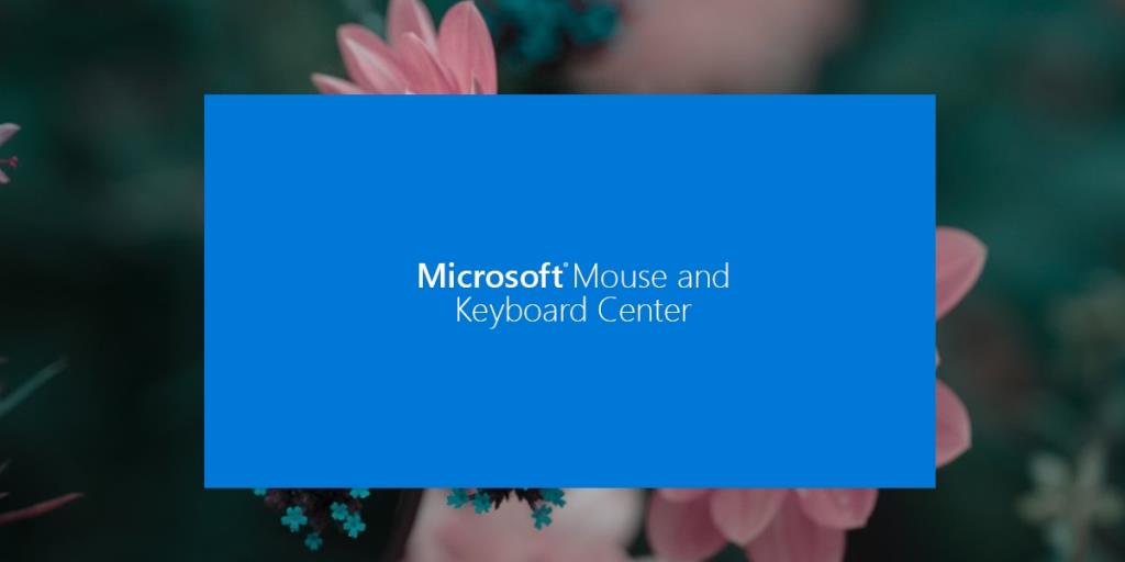 วิธีการติดตั้ง Microsoft Mouse and Keyboard Center