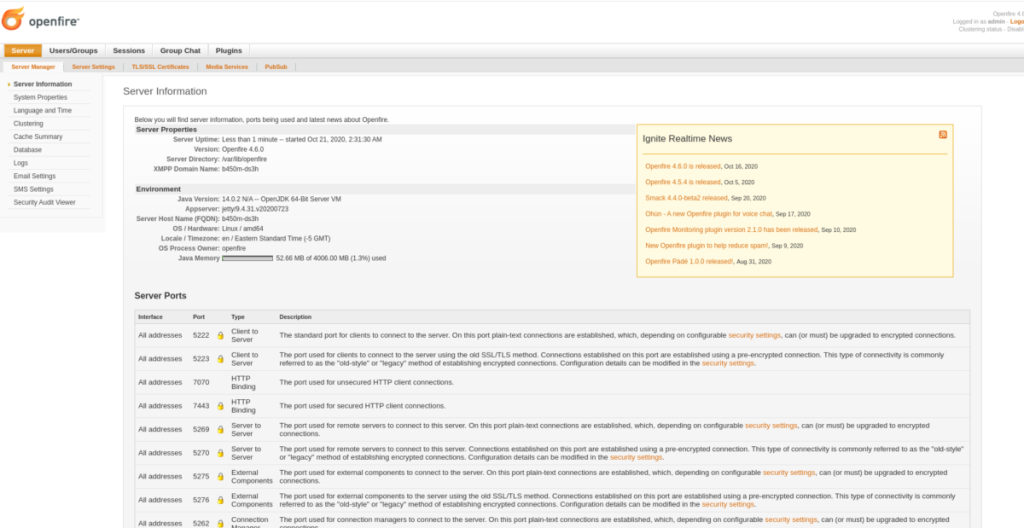 Cara meng-host server obrolan dengan OpenFire di Linux