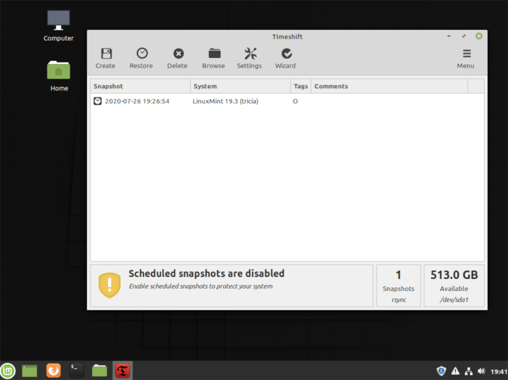 วิธีอัปเกรดเป็น Linux Mint 20