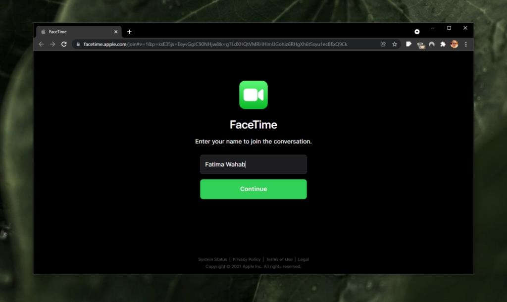 Cách tham gia cuộc gọi FaceTime trên Windows 10