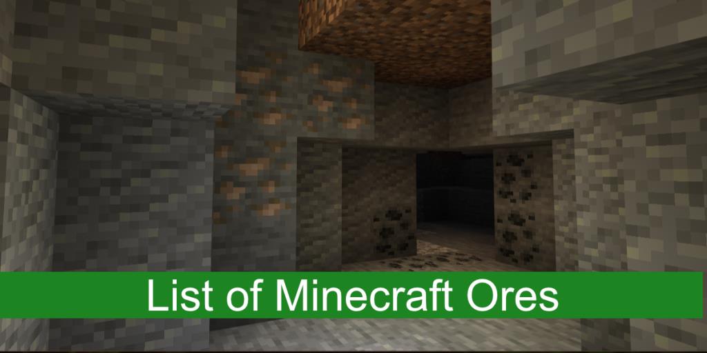 Uma lista exaustiva de Minecraft Minecraft e onde encontrá-los