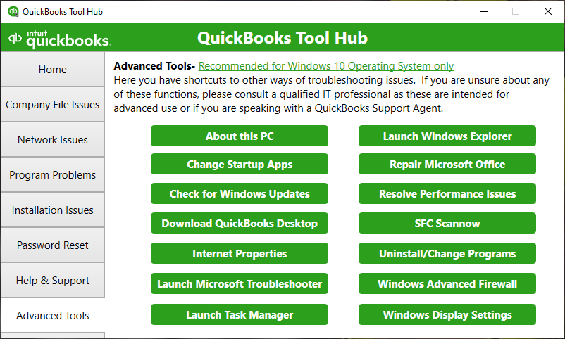 QuickBooks Tool Hub: Baixe, instale, como usar