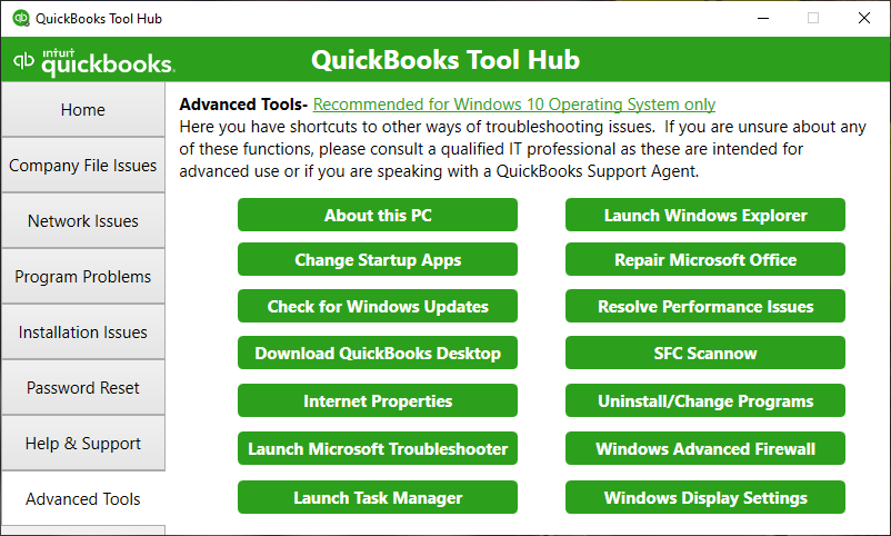 QuickBooks Tool Hub: Tải xuống, Cài đặt, Cách sử dụng