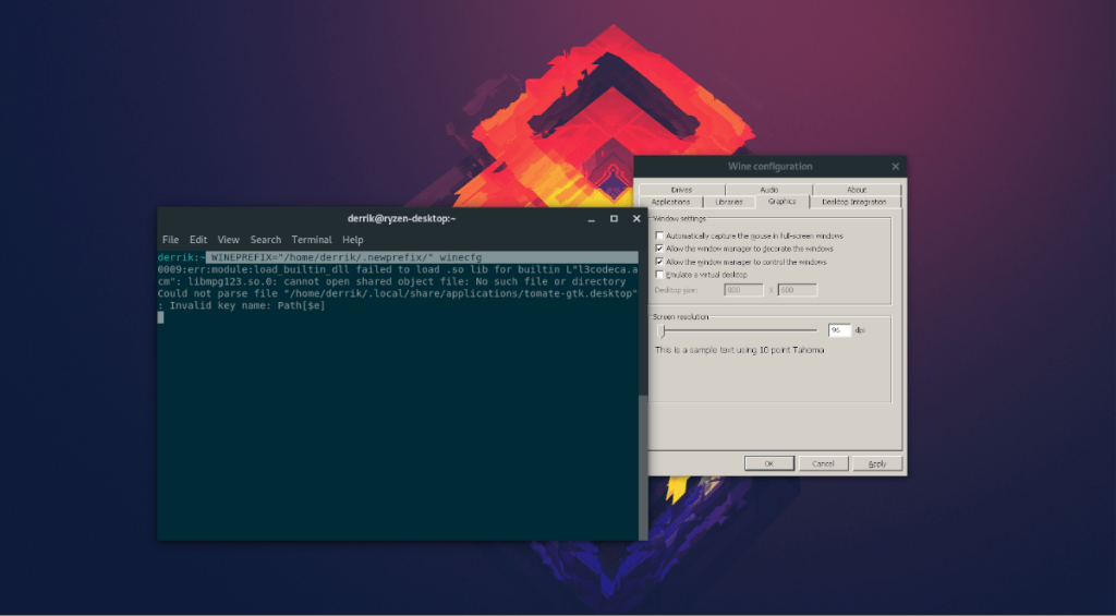 Como criar novos prefixos Wine no Linux