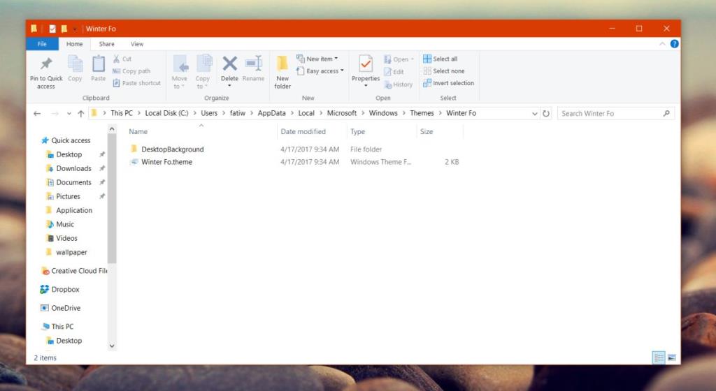 Cara Mengimpor Dan Mengekspor Tema Di Windows 10