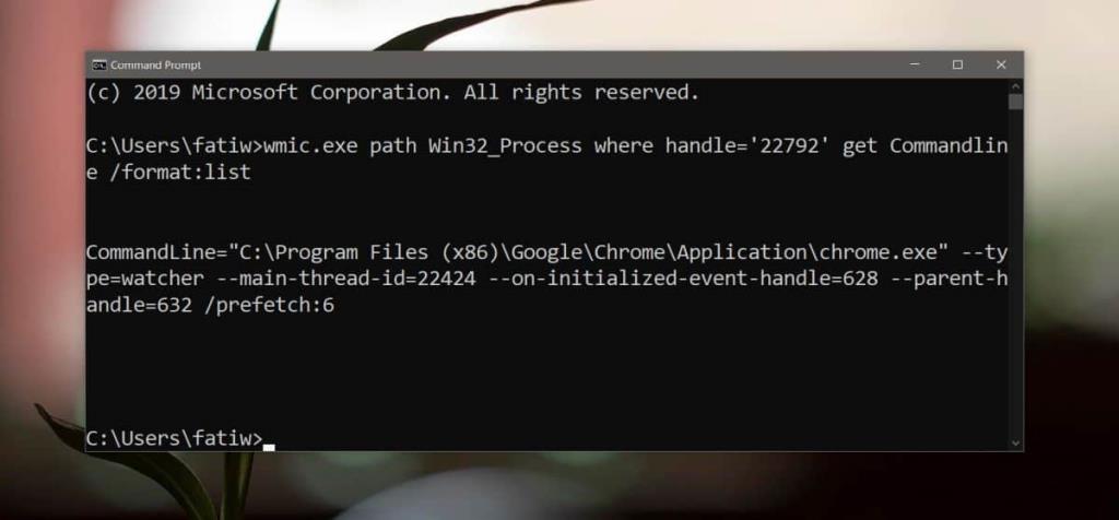 Cara melihat argumen baris perintah untuk aplikasi yang berjalan di Windows 10