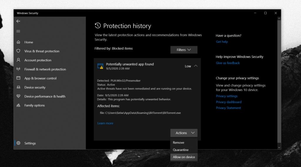 Cara memperbaiki pesan Aplikasi yang mungkin tidak diinginkan ditemukan di Windows 10