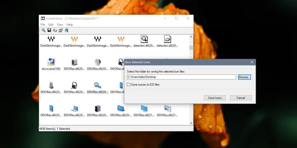 Cara mengekstrak ikon stok Windows 10