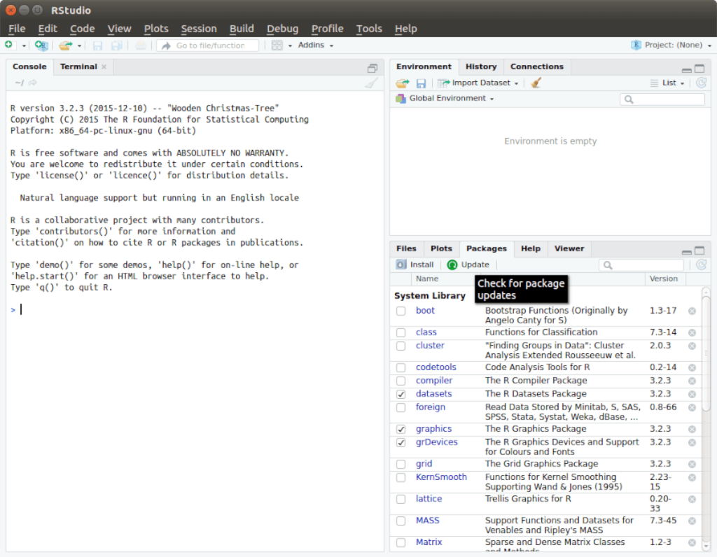 วิธีตั้งค่า RStudio IDE บน Linux