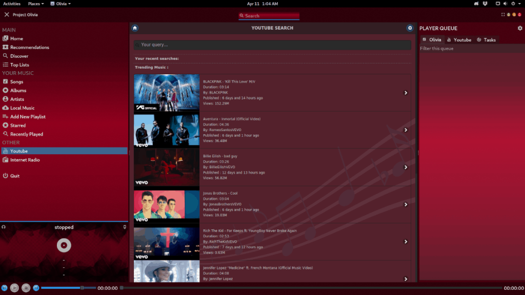 So installieren Sie den Olivia Cloud Music Player unter Linux