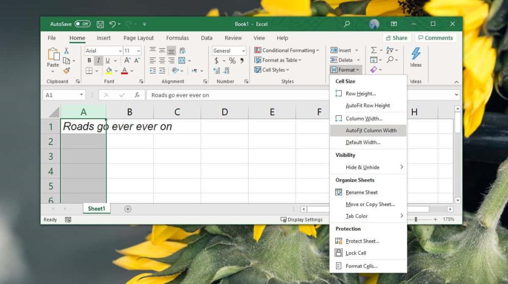 Cómo corregir el desbordamiento de texto en las celdas en Excel Office 365
