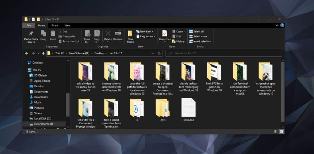 Cara menghapus file tetapi menyimpan folder di Windows 10