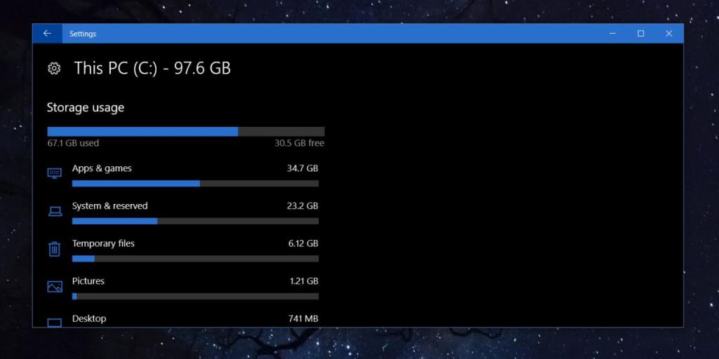 Como visualizar o uso do armazenamento por pasta no Windows 10