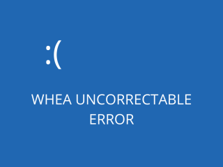 WHEA Erro incorrigível no Windows 10 (CORRIGIDO)