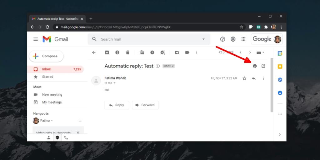 Cara mencetak email di Windows 10