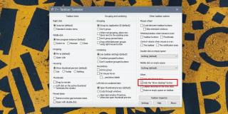 Cara menonaktifkan show desktop hot corner di Windows 10