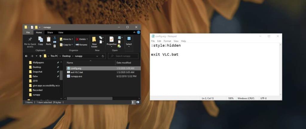 Cara menjalankan skrip batch tak terlihat di Windows 10