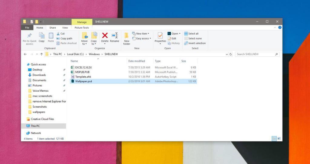 Bagaimana cara menambahkan Photoshop ke opsi Menu Konteks Baru di Windows 10