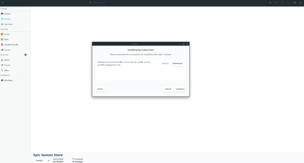 Cómo usar Epic Store en Linux