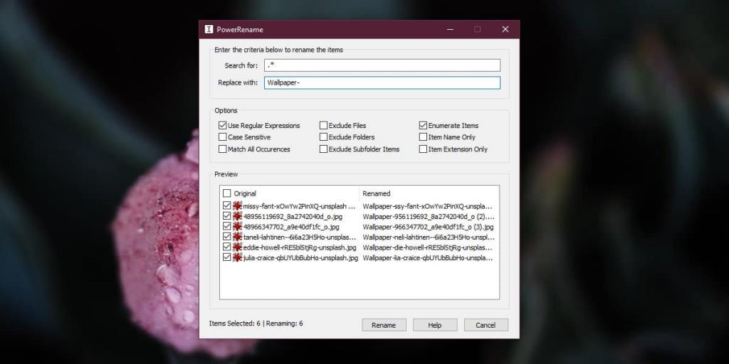 Cara menggunakan PowerRename di Windows 10 untuk mengganti nama file