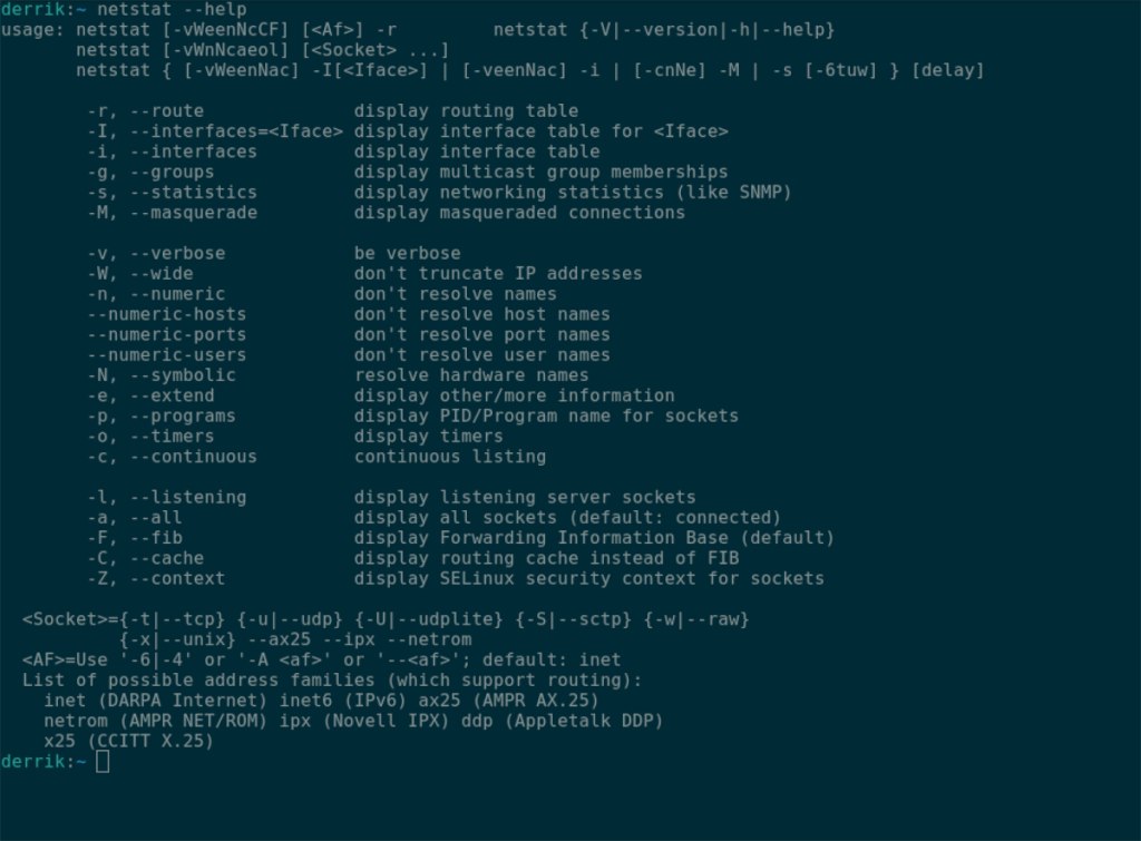 Cara menginstal Netstat di Linux