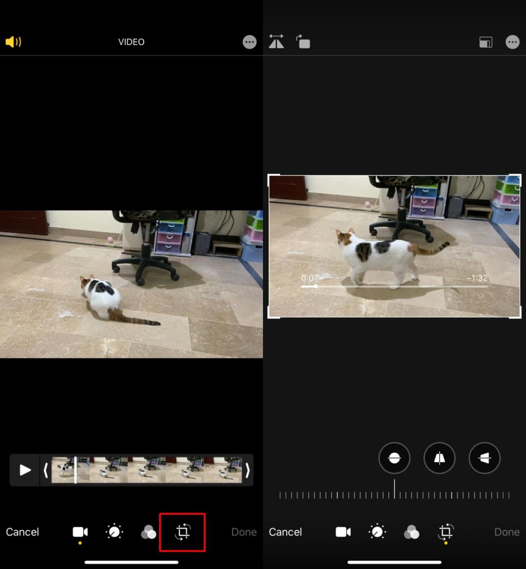 Cara memotong video di iPhone