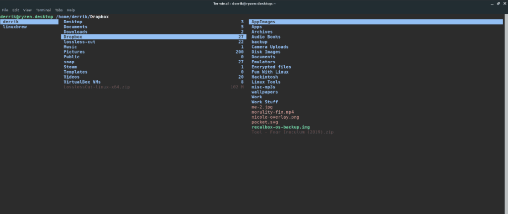 Cara menelusuri hard drive dari terminal di Linux