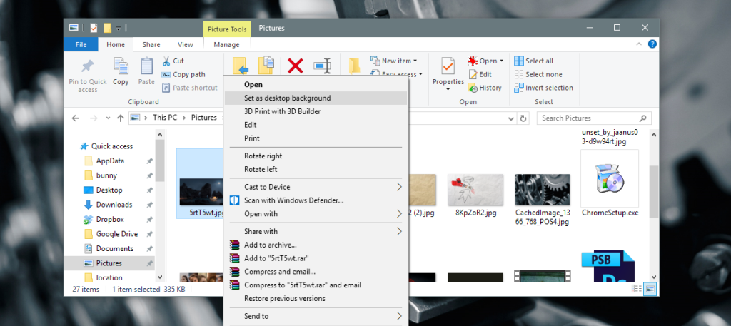 วิธีแก้ไขพื้นหลังเดสก์ท็อปสีดำใน Windows